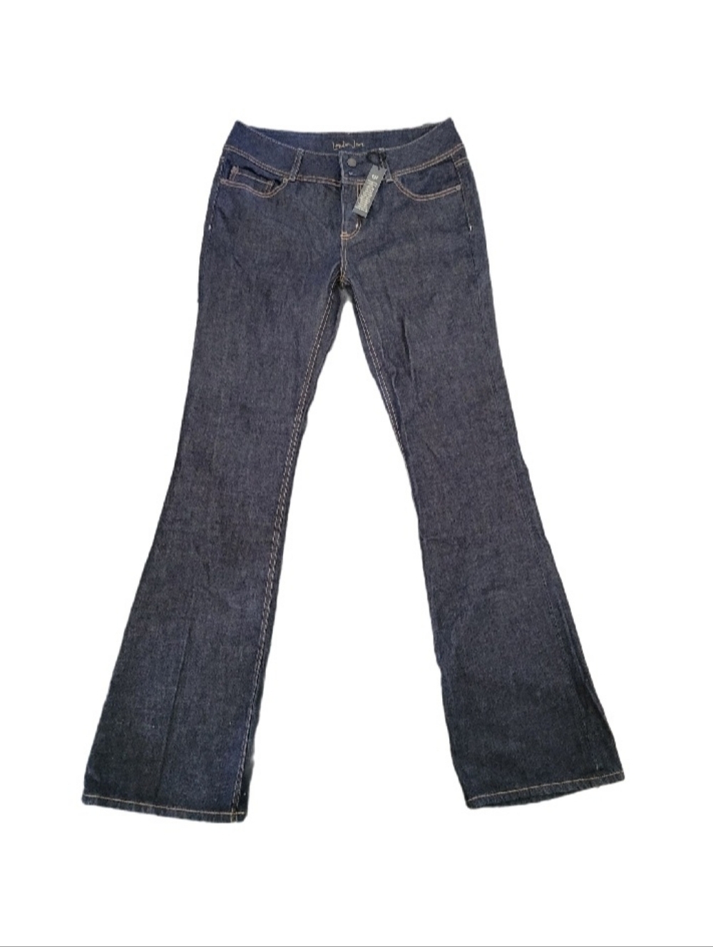 NWT LONDON JEAN Indigo Flare Wide-Leg Size 10 Mid-rise